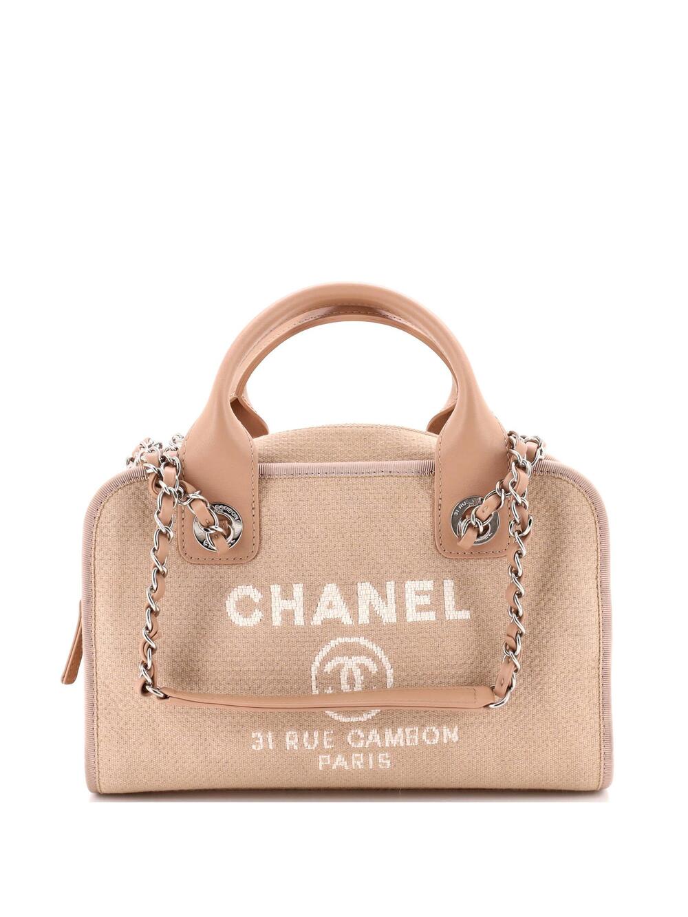 Chanel Deauville Nm Bowling Bag Mixed #377786C30B